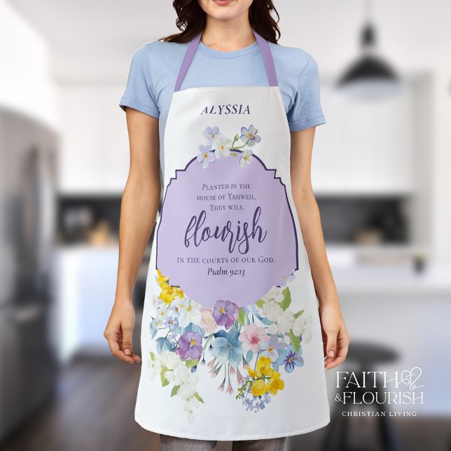 Delantal Biblia floral de primavera contra elegancia person (Subido por el creador)
