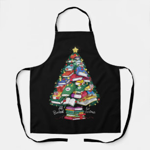 Delantal Bibliotecario De Regalo De Xmas Para Libros Para N