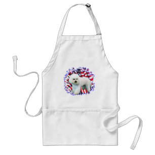 Delantal Bichon Frise Patriot