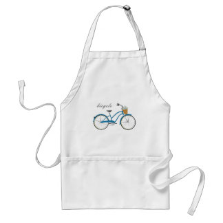 Delantal Bicicleta azul