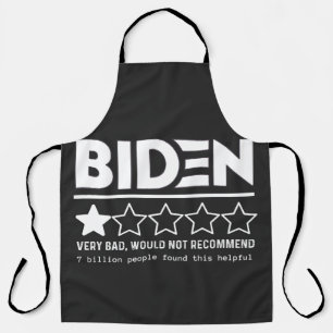Delantal Biden Muy Mal No Recomendaría Camiseta