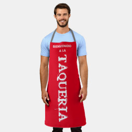 DELANTAL BIENVENIDO A LA TAQUERIA