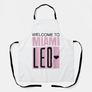 Delantal Bienvenido a Miami Leo 10 - GOAT