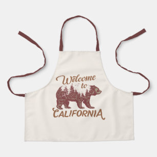 Delantal Bienvenidos a California Bear Forest