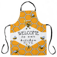 Bienvenidos A Guay Y A Bee Hive Apron