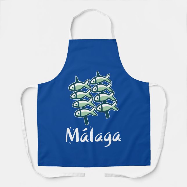 Delantal Bienvenidos a Málaga 8: El Espeto (Anverso)