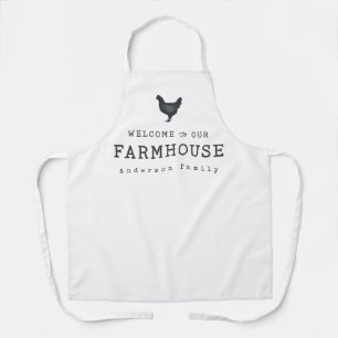Delantal Bienvenidos a nuestro campo de cultivo Pollo Rústi