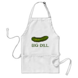 Delantal Big Dill (Deal) Crunchy Green Kosher Pickle Foodie