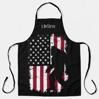 Delantal Bigfoot Patriótico – Sasquatch Bandera Americana
