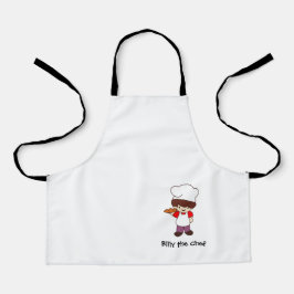 Delantal Billy el Chef para niños con impresión de