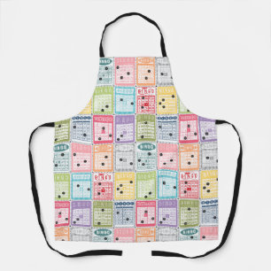 Delantal Bingo retro