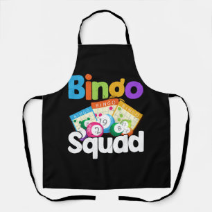 Delantal Bingo Squad El equipo ganador en tu juego de camis