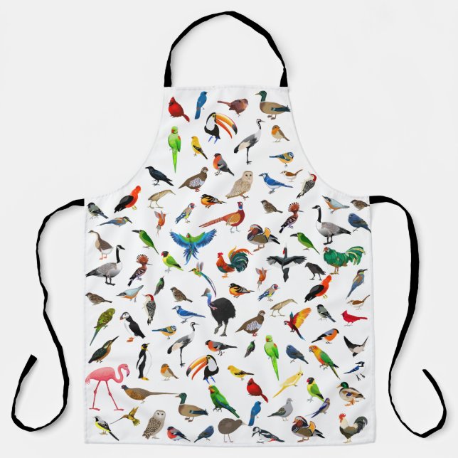 Delantal Bird Nerd Apron (Anverso)