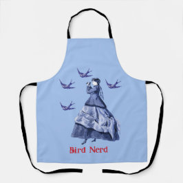 Delantal Bird Nerds Woman Binoculars