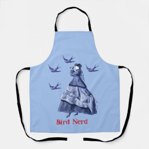 Delantal Bird Nerds Woman Binoculars