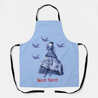 Delantal Bird Nerds Woman Binoculars