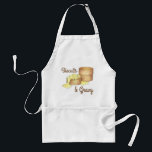 Delantal Biscuits y alimentos para el desayuno Sur de Gravy<br><div class="desc">El diseño presenta un original ilustracion de marca de un clásico plato de desayuno del sur: galletas y salsa de salchichas. Este ilustracion de galletas y de sepia también está disponible en otros productos. ¿No ves lo que estás buscando? ¿Necesita ayuda con la personalización? Contacte con Rebecca para que tenga...</div>