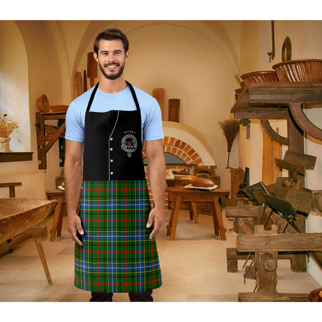 Delantal Bisset Clan Badge & Tartan Kilt (Subido por el creador)