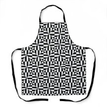 Black and white geometrical pattern