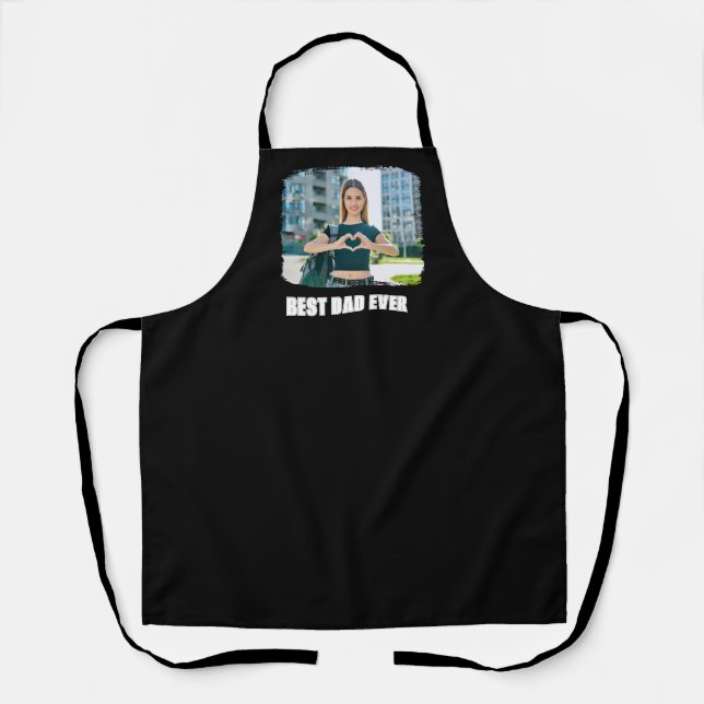 Delantal Black and White Todos los mayúsculas mejor foto de (Anverso)