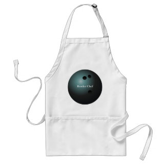 Delantal Black Bowling Ball Apron