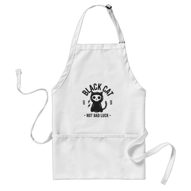 Delantal Black cat (Frente)