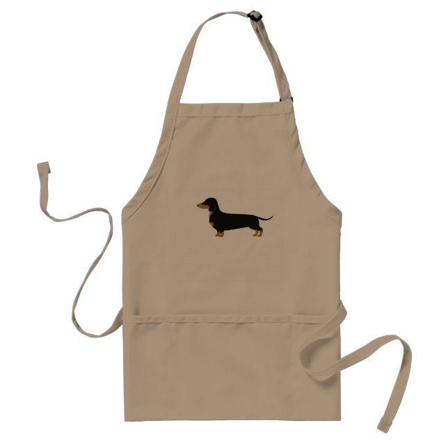 Delantal Black Daschund Apron (Frente)