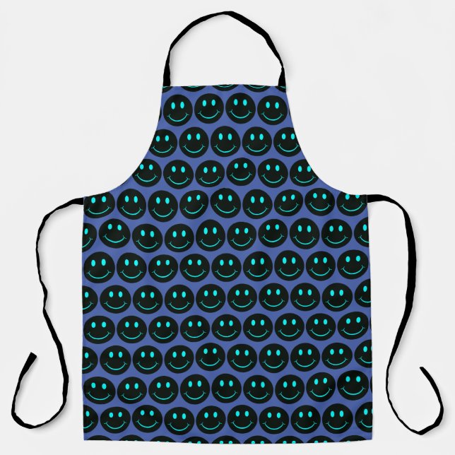 Delantal Black Happy Face (Anverso)