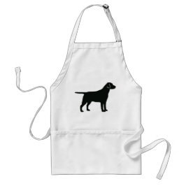 Delantal Black Lab Dog Apron