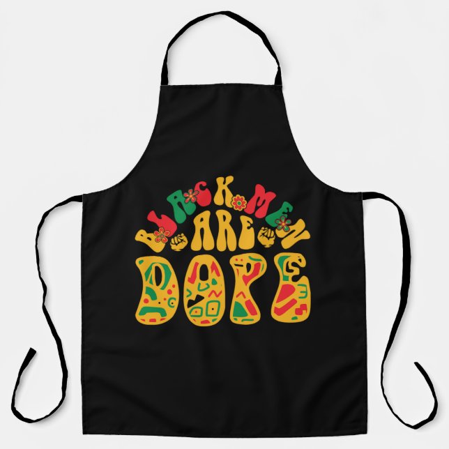 Delantal black_men_are_dope_02 (Anverso)