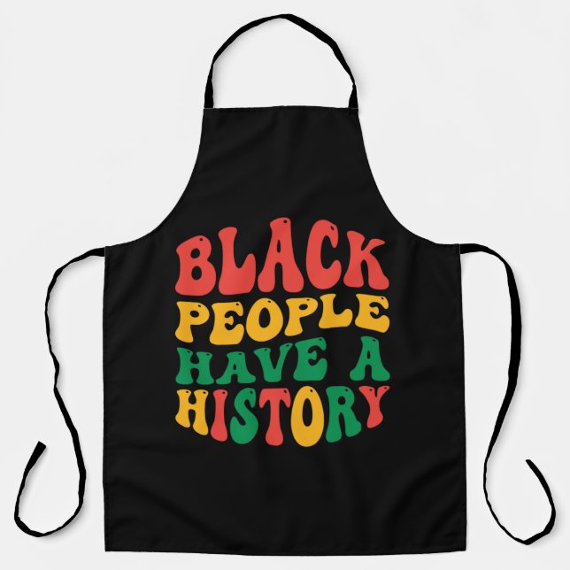 Delantal black_people_have_a_History_01 (Anverso)