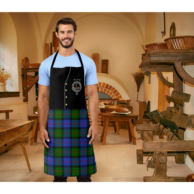 Delantal Blair Clan Badge & Tartan Kilt (Subido por el creador)