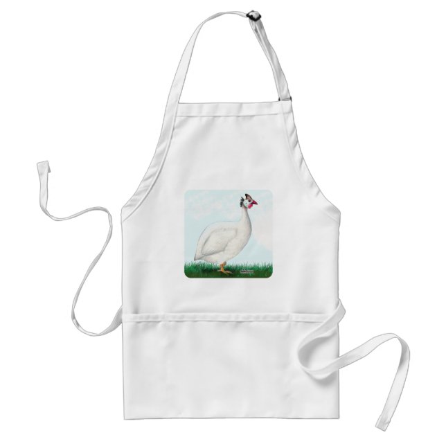 Delantal Blanco de Guinea (Frente)