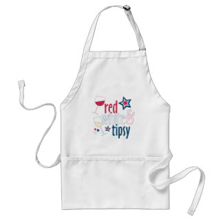 Delantal Blanco rojo y maricón | 4 de julio