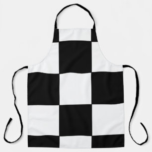 Delantal Blanco y negro