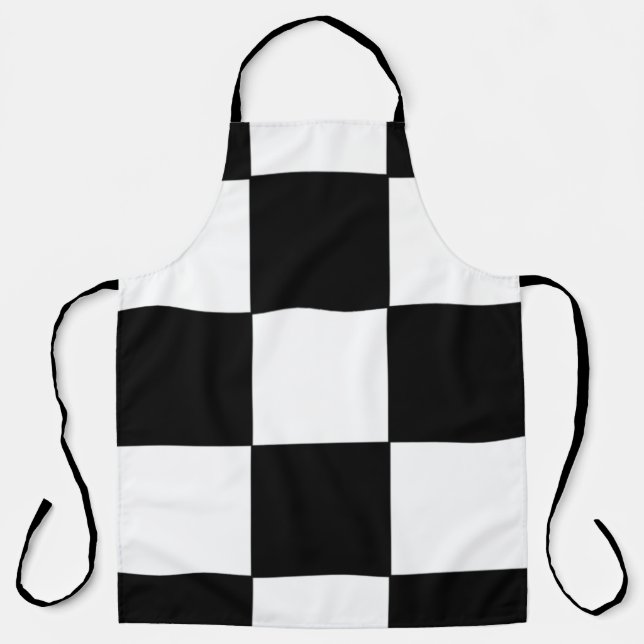 Delantal Blanco y negro (Anverso)