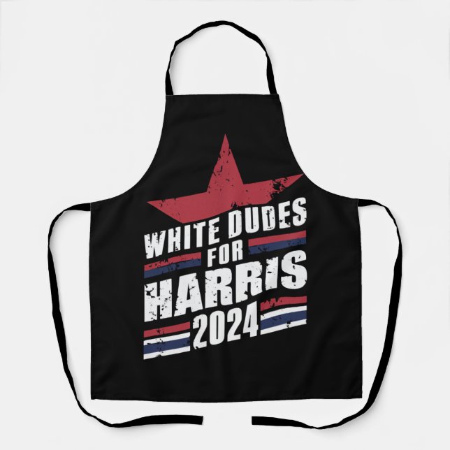 Delantal Blancos a favor de Kamala Harris 2024 (Anverso)