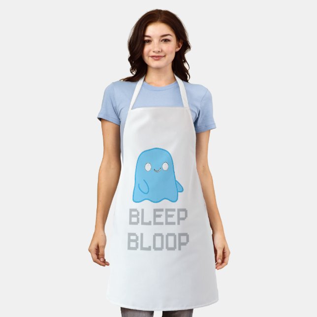 DELANTAL BLEEP BLOOP (Gastado)