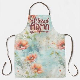 Delantal Blessed Mama All Over Print