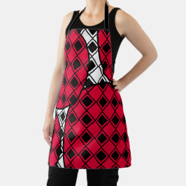 Delantal Blob Harlequin rosa