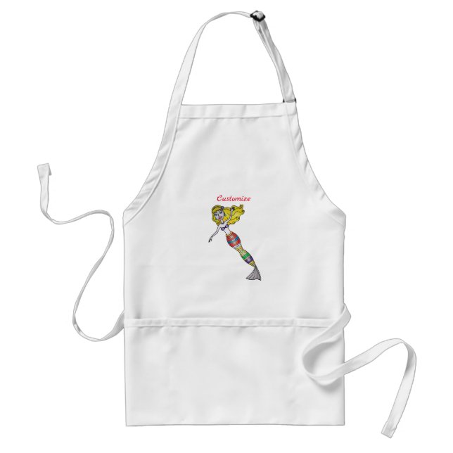 Delantal Blona crema de lona fina Thunder_Cove (Frente)