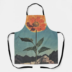Delantal Bloom Naranja iluminado por luna - Encanto Boho vi