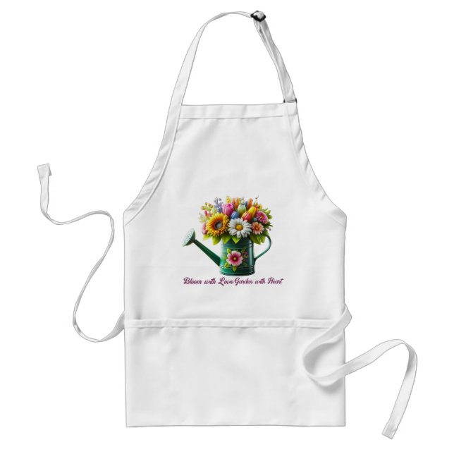 Delantal Bloom with Love Garden with Heart (Frente)