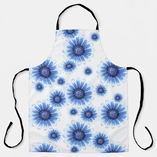 Delantal Blue Daisy Apron (Anverso)