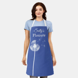 Delantal Blue Dandelion Apron