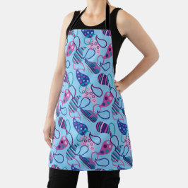 Delantal Blue Paisley