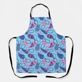 Delantal Blue Paisley