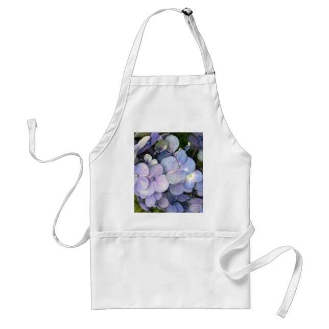 Delantal Blue Purple Hydrangea Apron (Frente)