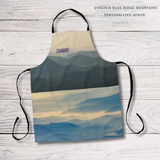 Delantal Blue Ridge Mountains Virginia Apron (Subido por el creador)