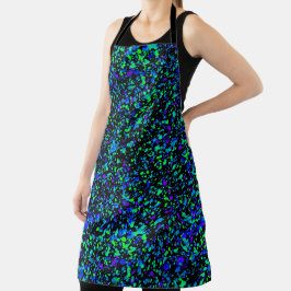 Delantal Blue Splatter - Apron